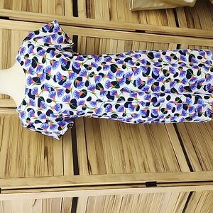 JUDE CONNALLY Stretchy Active Ella Dress, Jude Cloth, Dancing Lillies Small